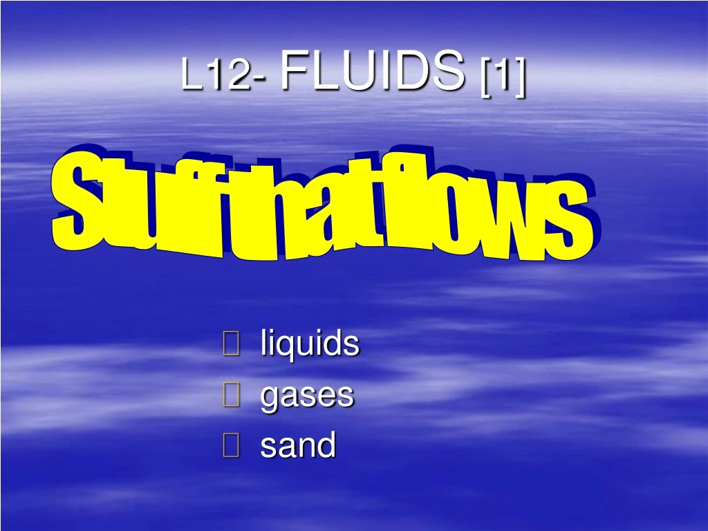 l12 fluids 1