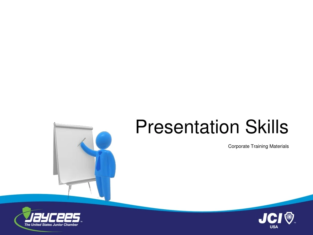 presentation skills corporate training materials