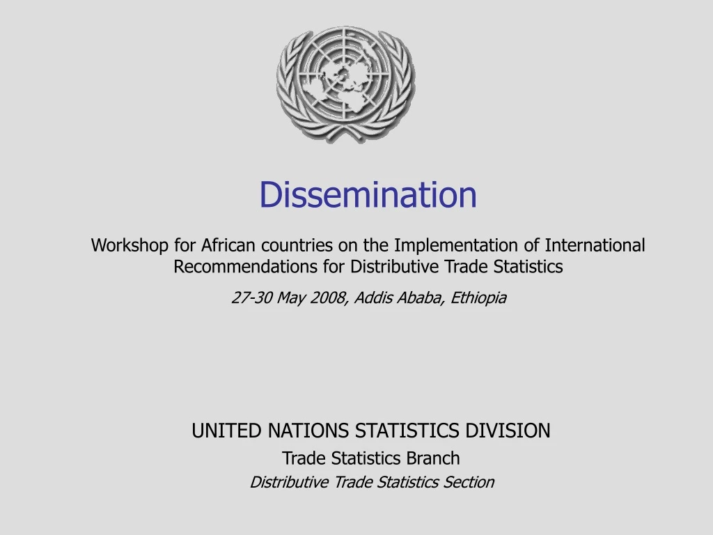 dissemination workshop for african countries