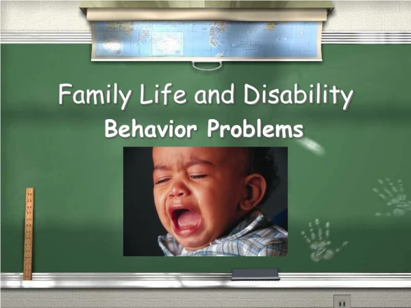 Family Life and Disability