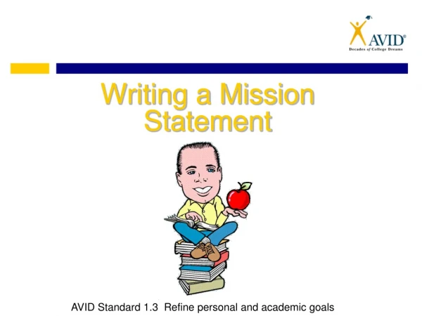 Writing a Mission Statement