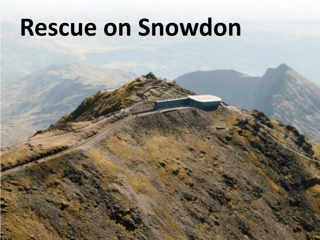 rescue on snowdon