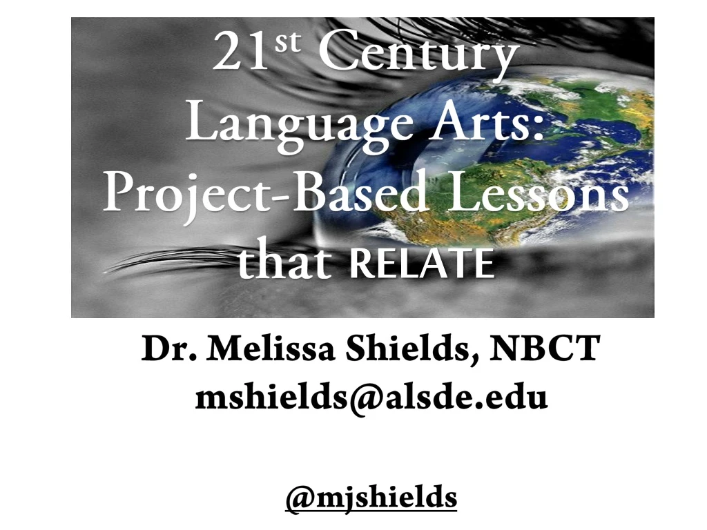 21 st century language arts project based lessons that relate