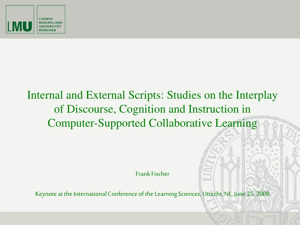 internal and external scripts studies