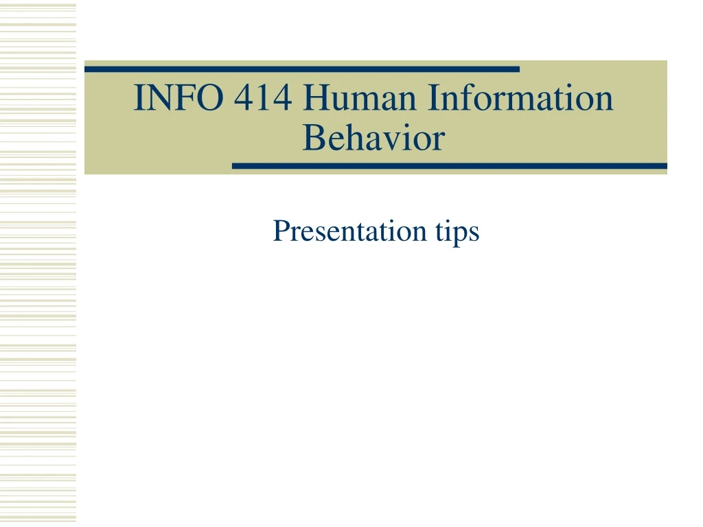 info 414 human information behavior