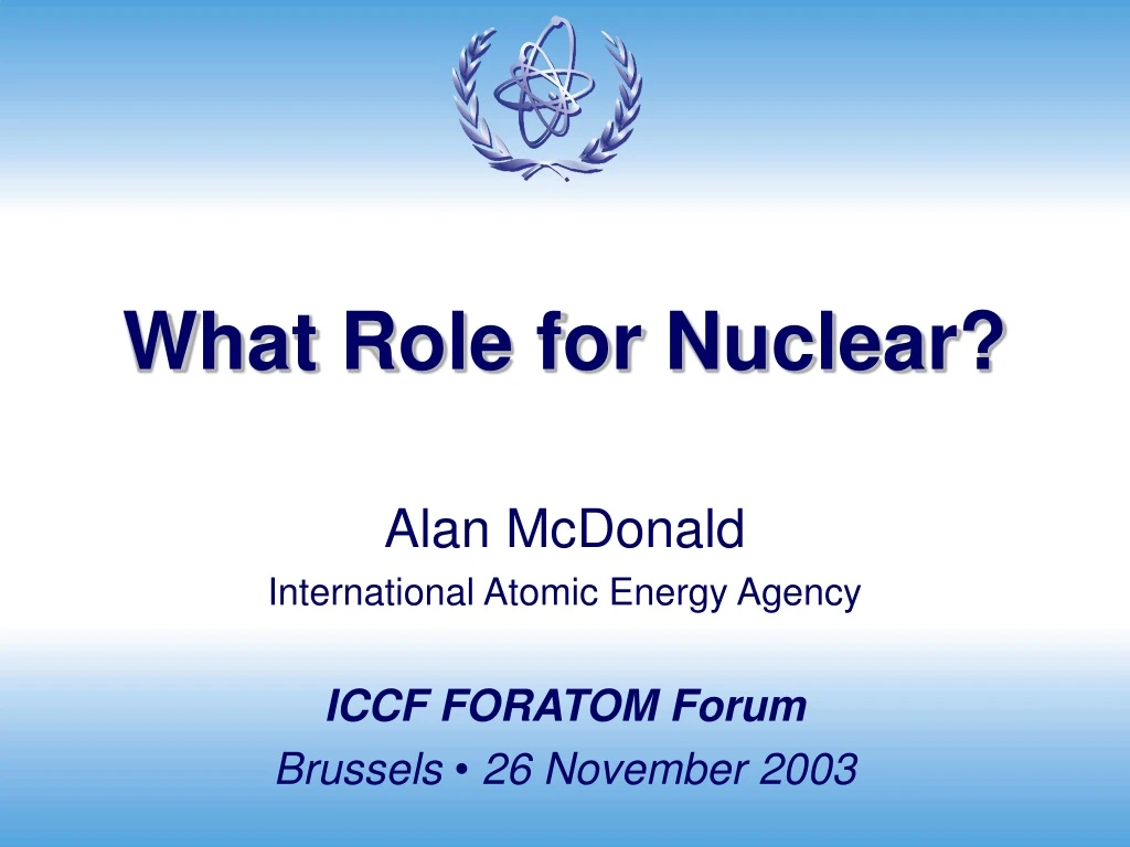 what role for nuclear