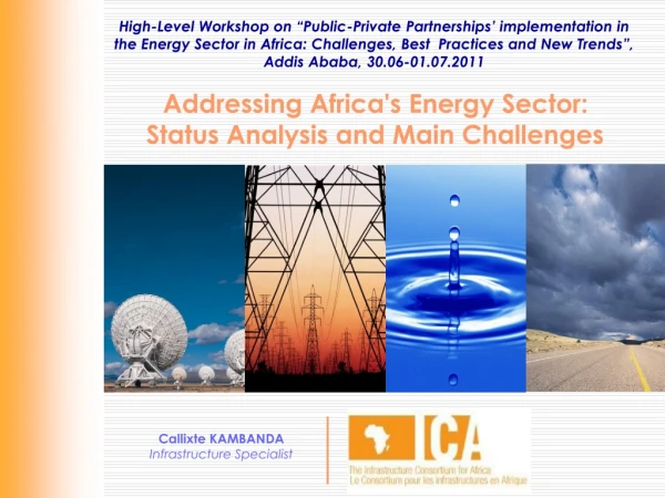 Addressing Africa's Energy Sector: Status Analysis and Main Challenges
