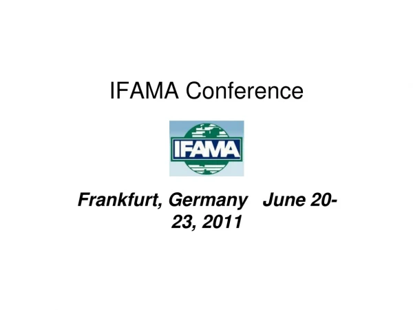 IFAMA Conference
