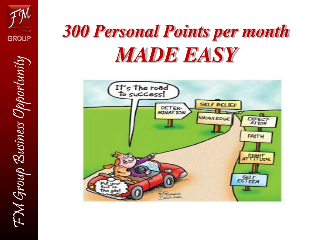 300 personal points per month made easy