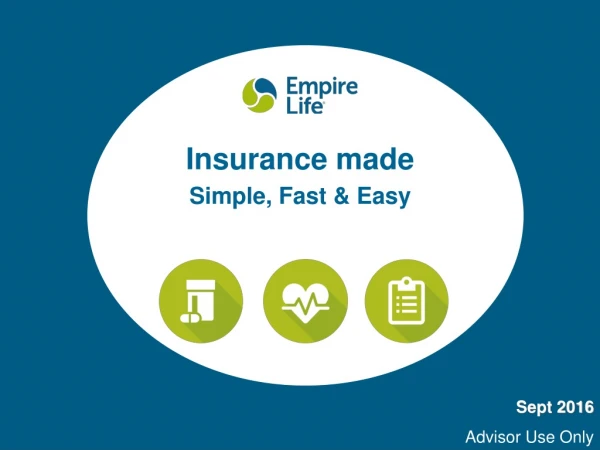 Insurance made Simple, Fast &amp; Easy