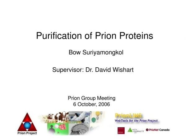 Purification of Prion Proteins