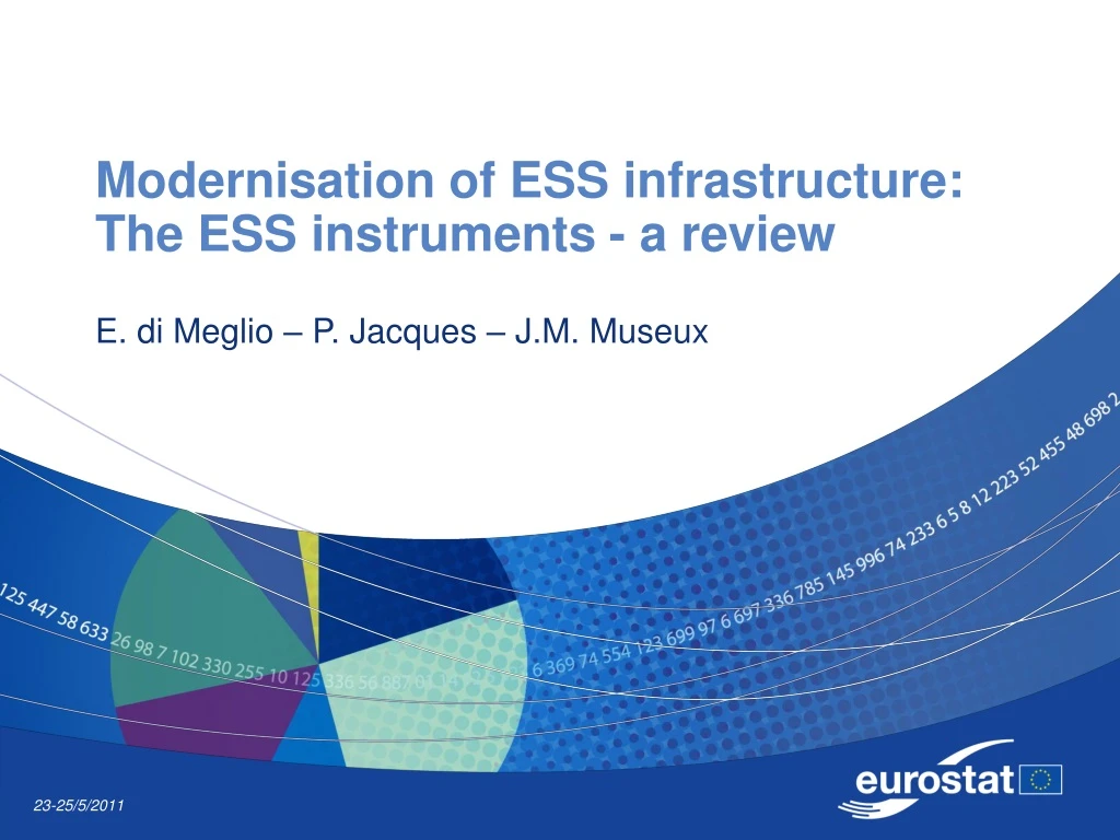 modernisation of ess infrastructure the ess instruments a review