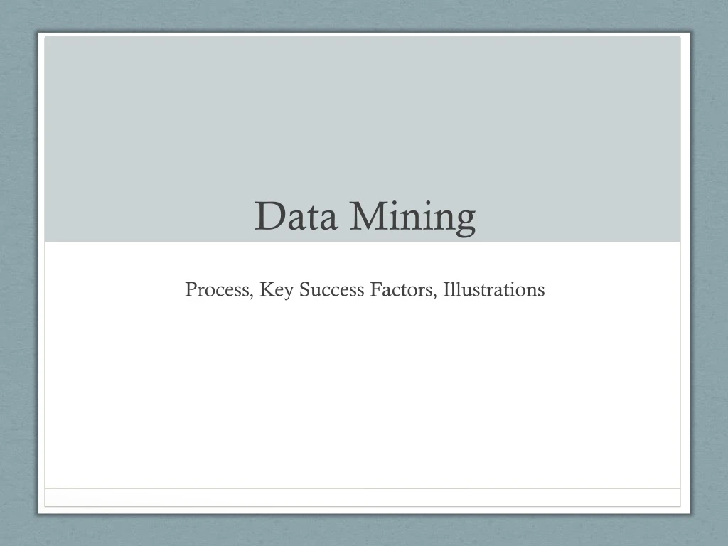 data mining