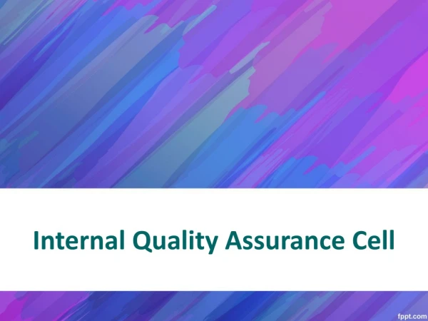 Internal Quality Assurance Cell