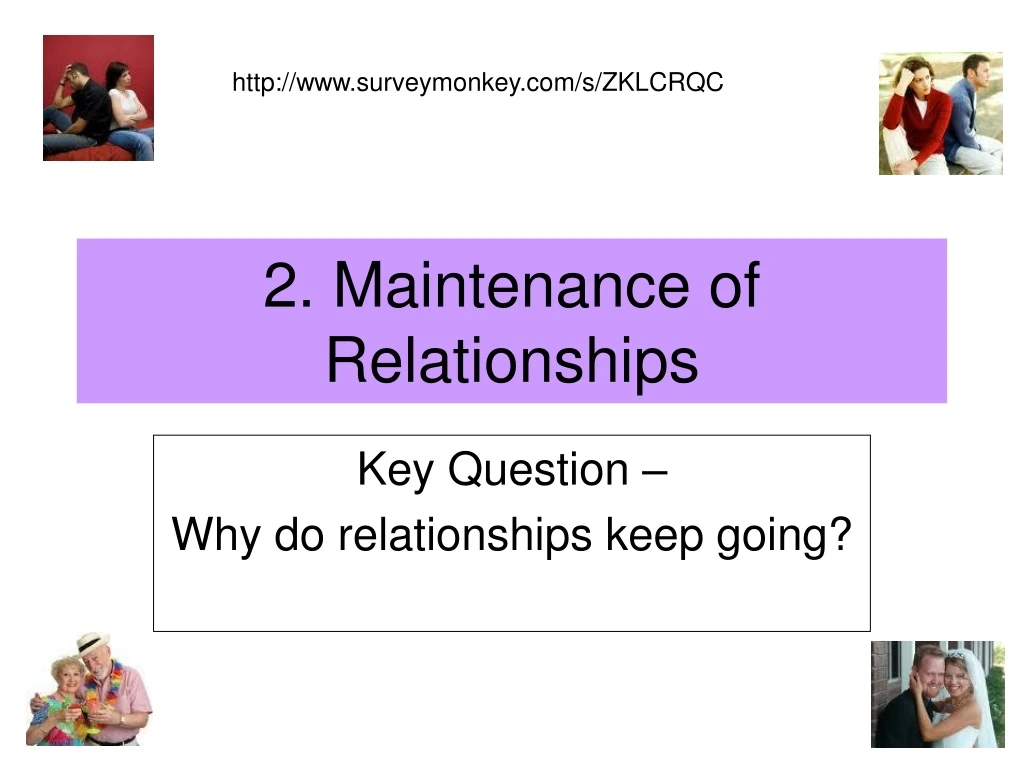 2 maintenance of relationships