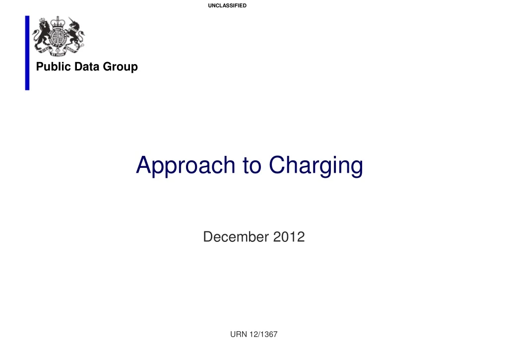 approach to charging