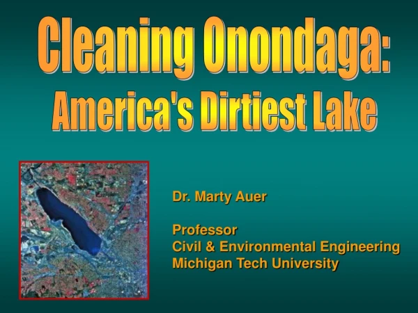 Cleaning Onondaga: