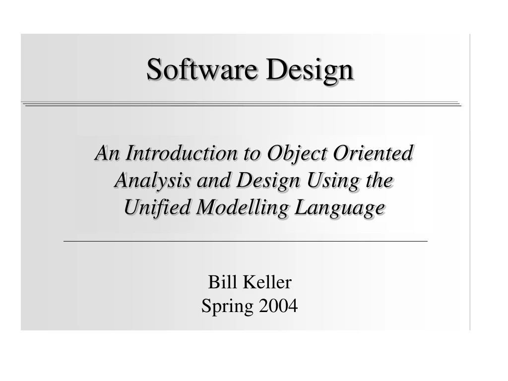 software design
