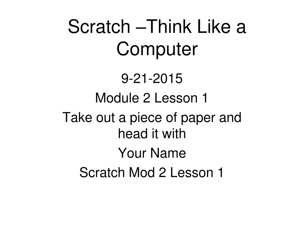 scratch think like a computer