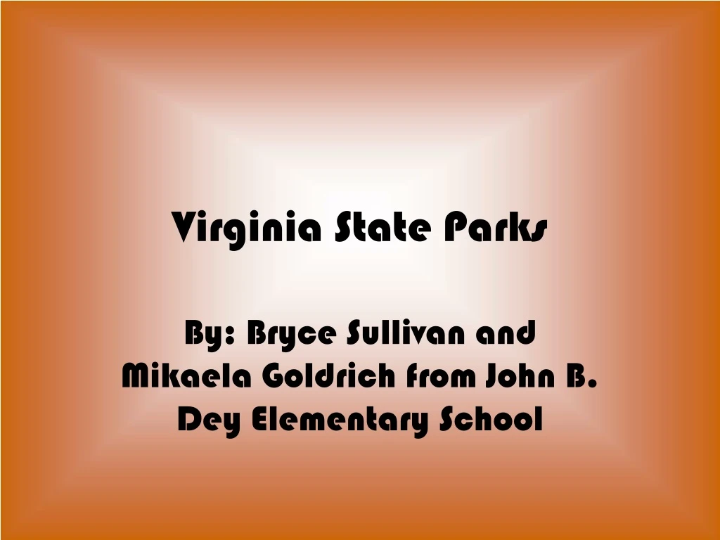 virginia state parks