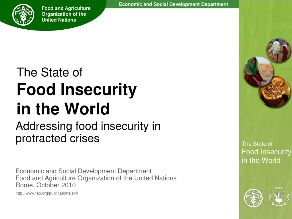 the state of food insecurity in the world