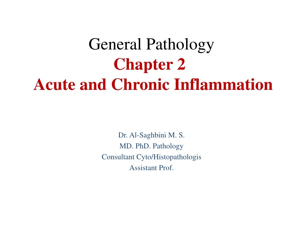 general pathology chapter 2 acute and chronic inflammation