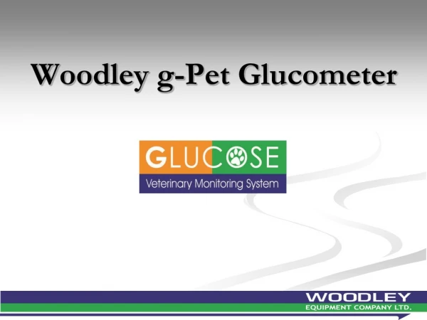 Woodley g-Pet Glucometer