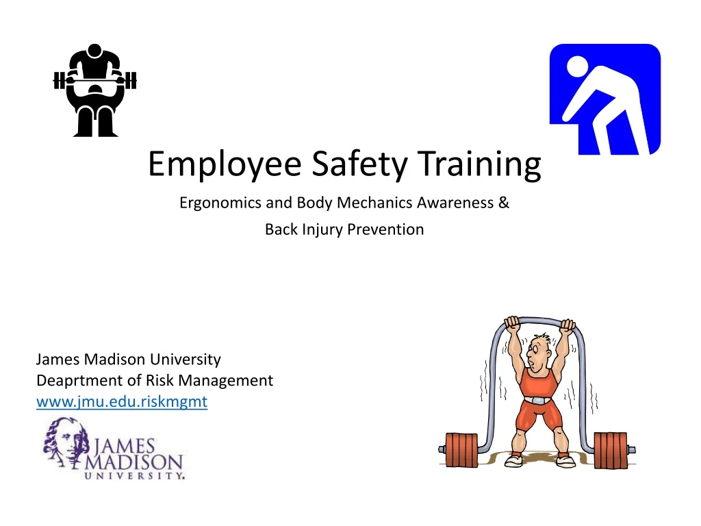 employee safety training ergonomics and body mechanics awareness back injury prevention