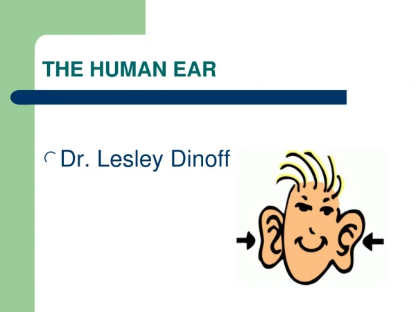 THE HUMAN EAR