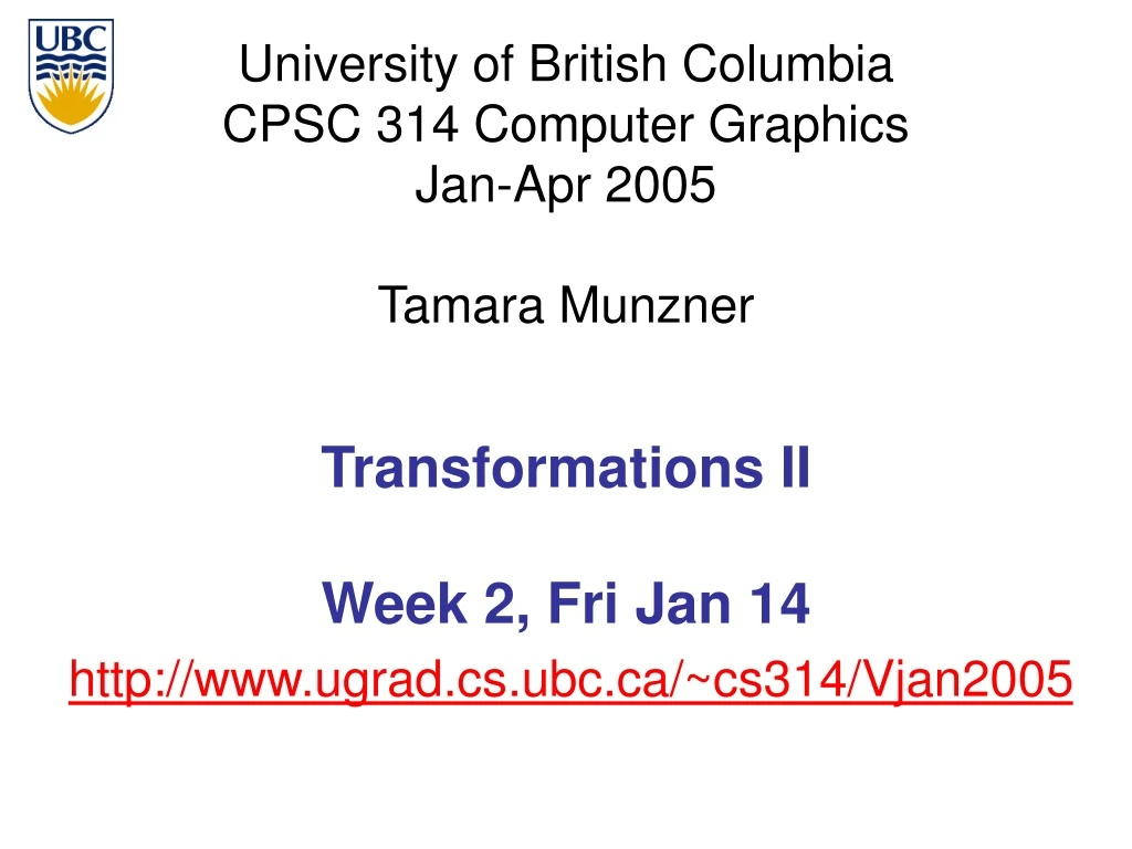 http www ugrad cs ubc ca cs314 vjan2005