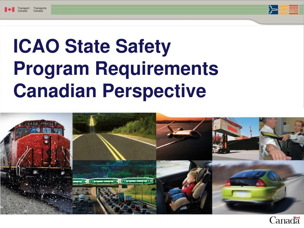 icao state safety program requirements canadian