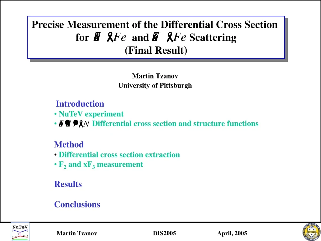 precise measurement of the differential cross