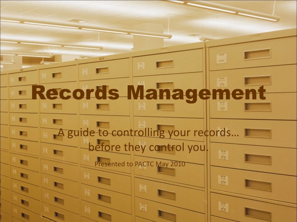 records management