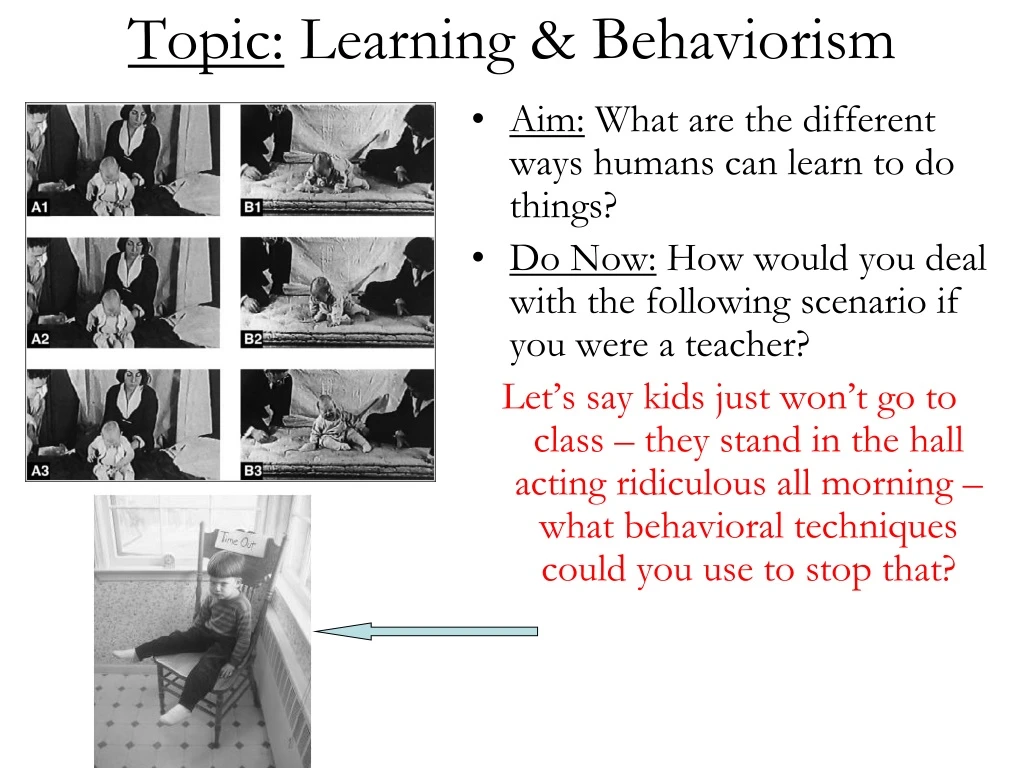 topic learning behaviorism