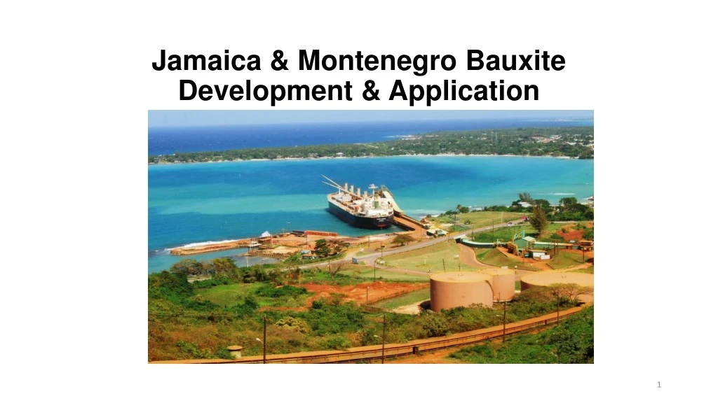 jamaica montenegro bauxite development application