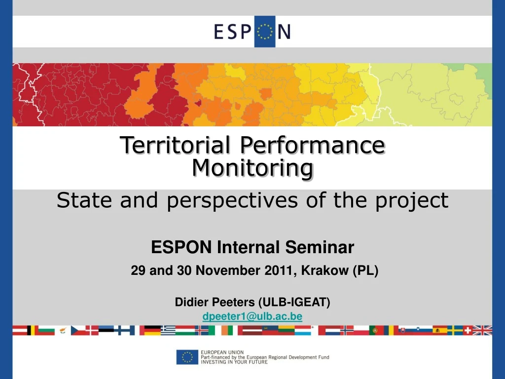 territorial performance monitoring