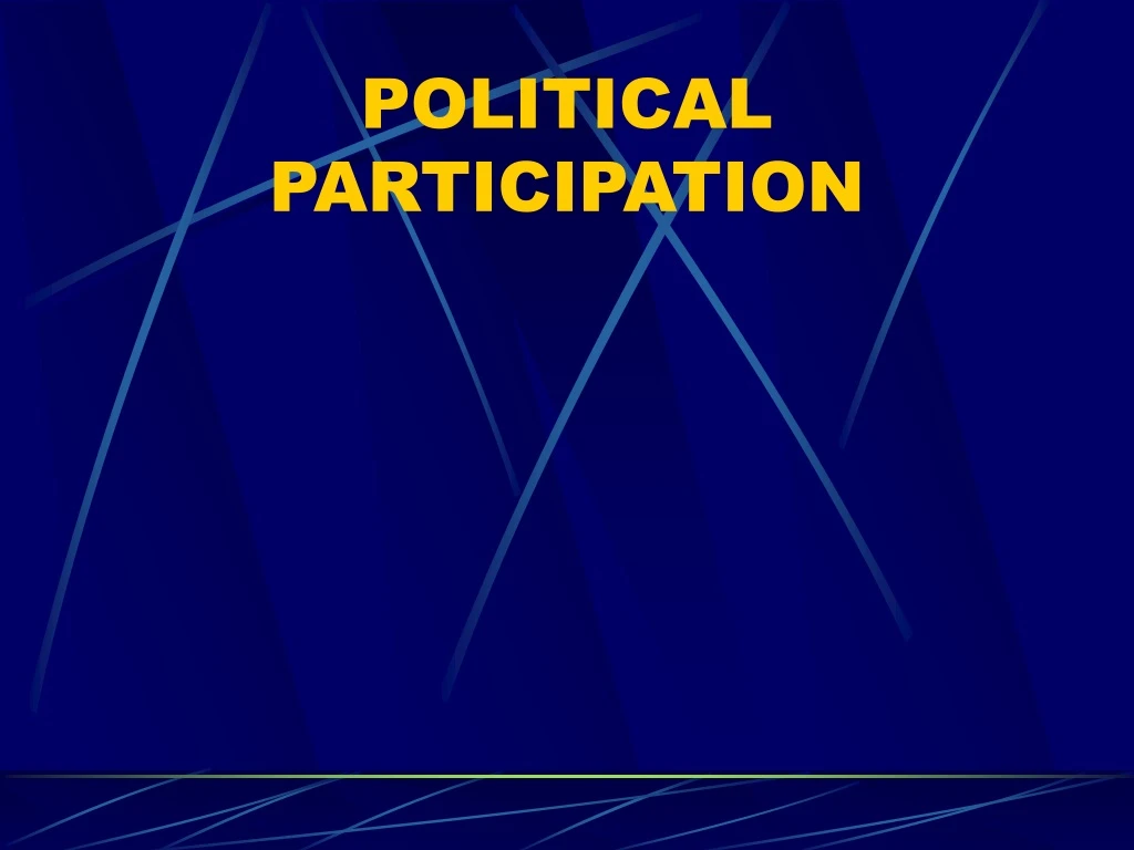 political participation