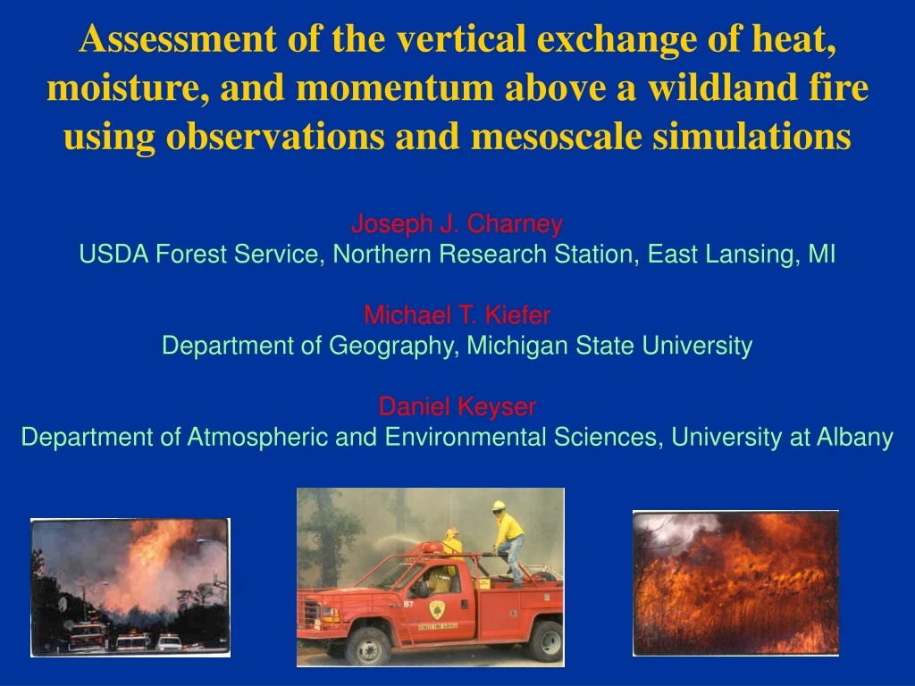 assessment of the vertical exchange of heat