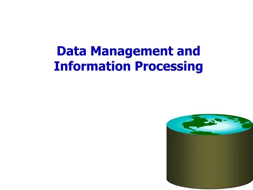 data management and information processing