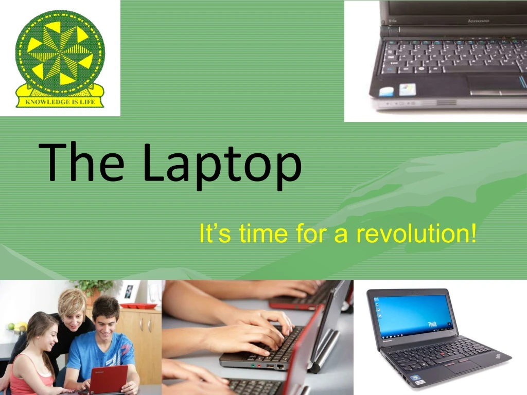the laptop