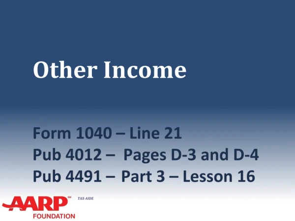 Other Income