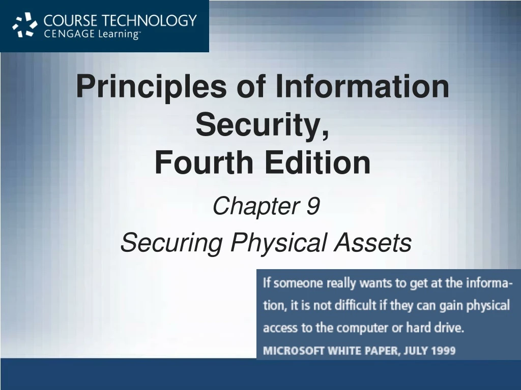 principles of information security fourth edition