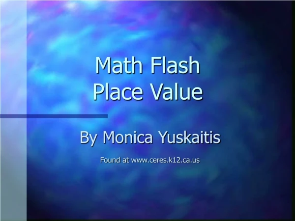 Math Flash Place Value