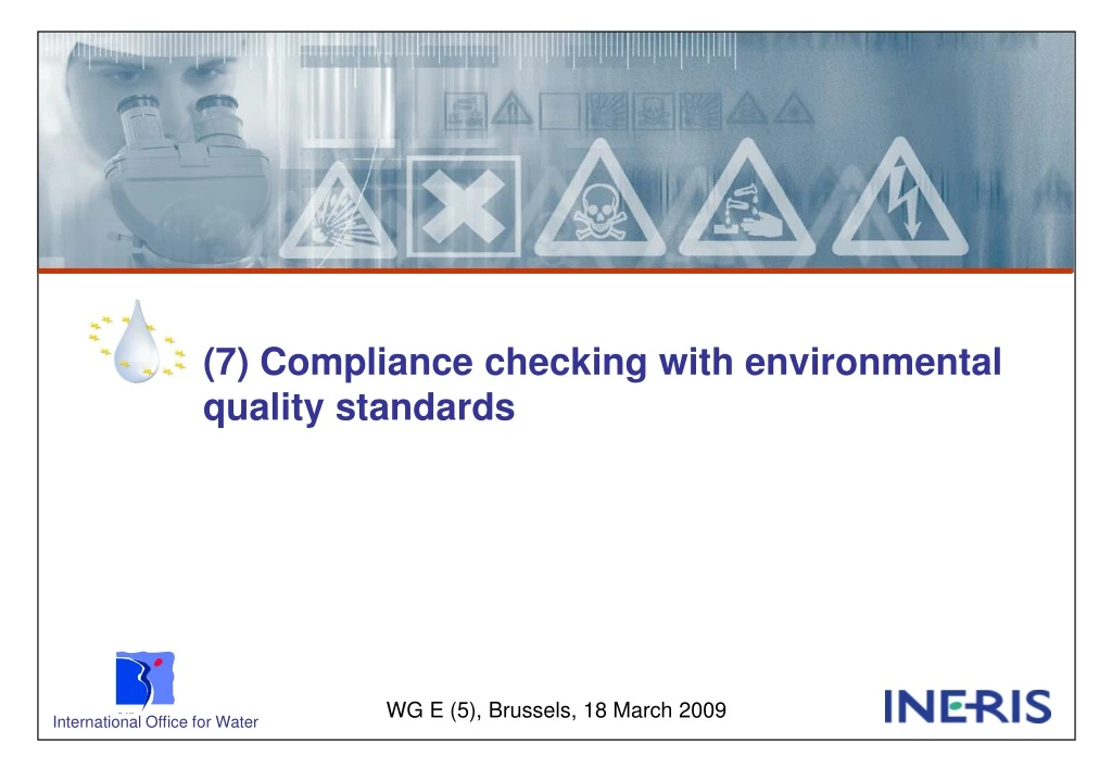 7 compliance checking with environmental quality standards