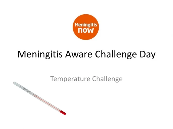 Meningitis Aware Challenge Day