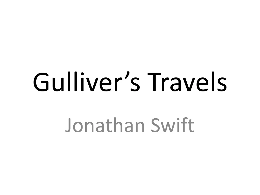 gulliver s travels