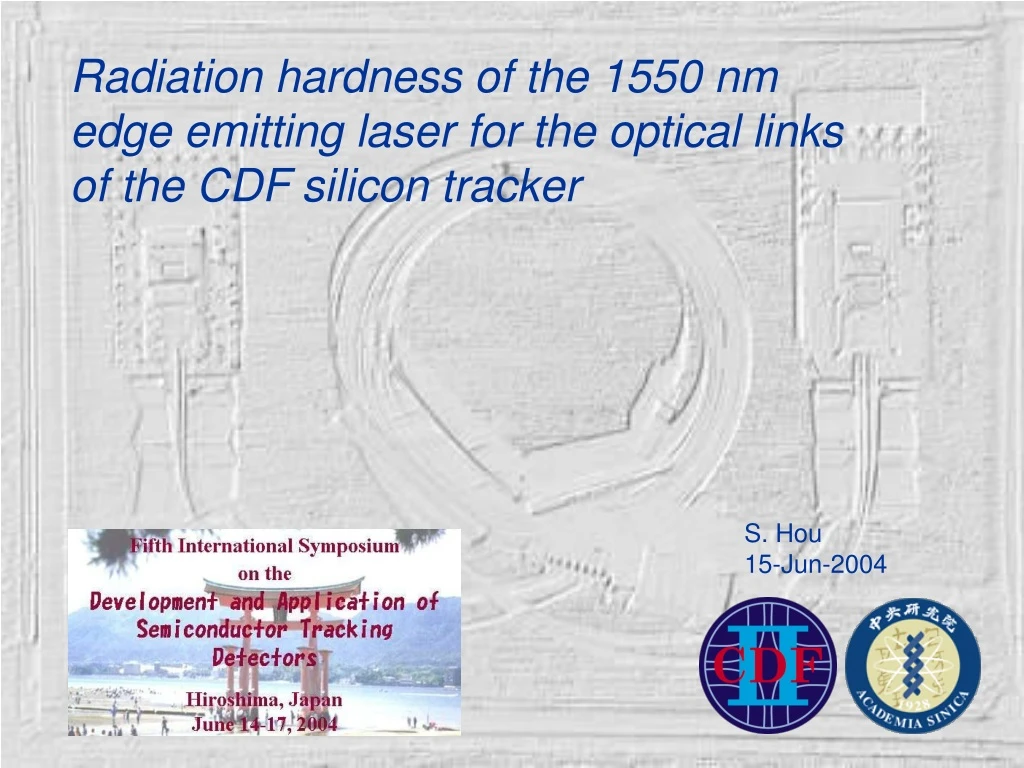 radiation hardness of the 1550 nm edge emitting