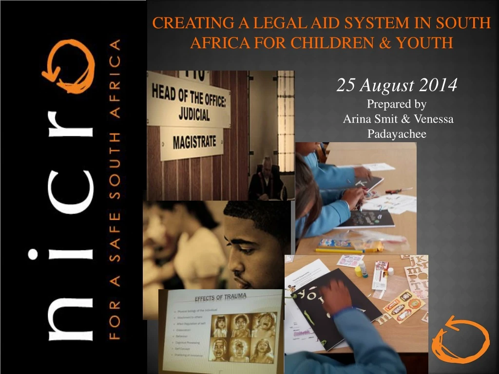 creating a legal aid system in south africa for children youth