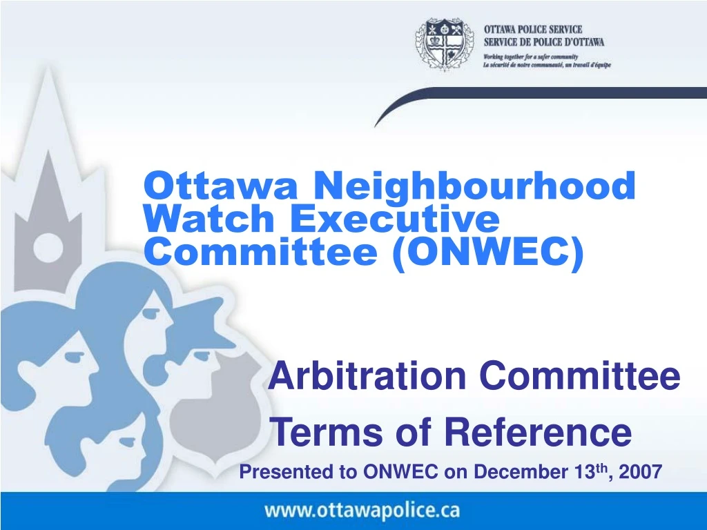 ottawa neighbourhood watch executive committee onwec
