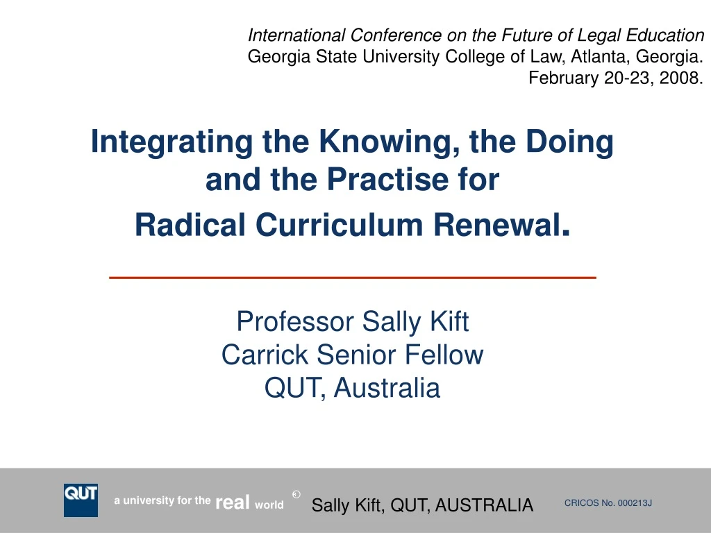 international conference on the future of legal